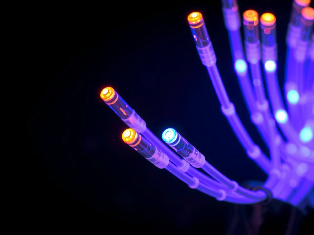 Fiber optic data transfer